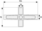 ABUS / Window lock / 2520 / white / GL AL0145 - Swordslife