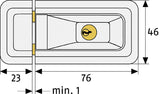 ABUS / Window lock / 3010 / brown / GL AL0089 - Swordslife