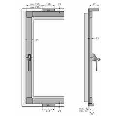 ABUS / Window slope protection / FKS208 / brown / GL AL0089 - Swordslife