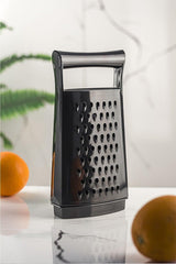 Acrylic Black Hand Cut Grater With Hopper - Swordslife