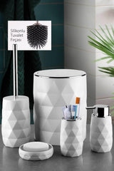 Acrylic Luxury Unbreakable 5 Piece Bathroom Set - Swordslife