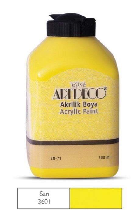 Acrylic Paint 500 ml Yellow