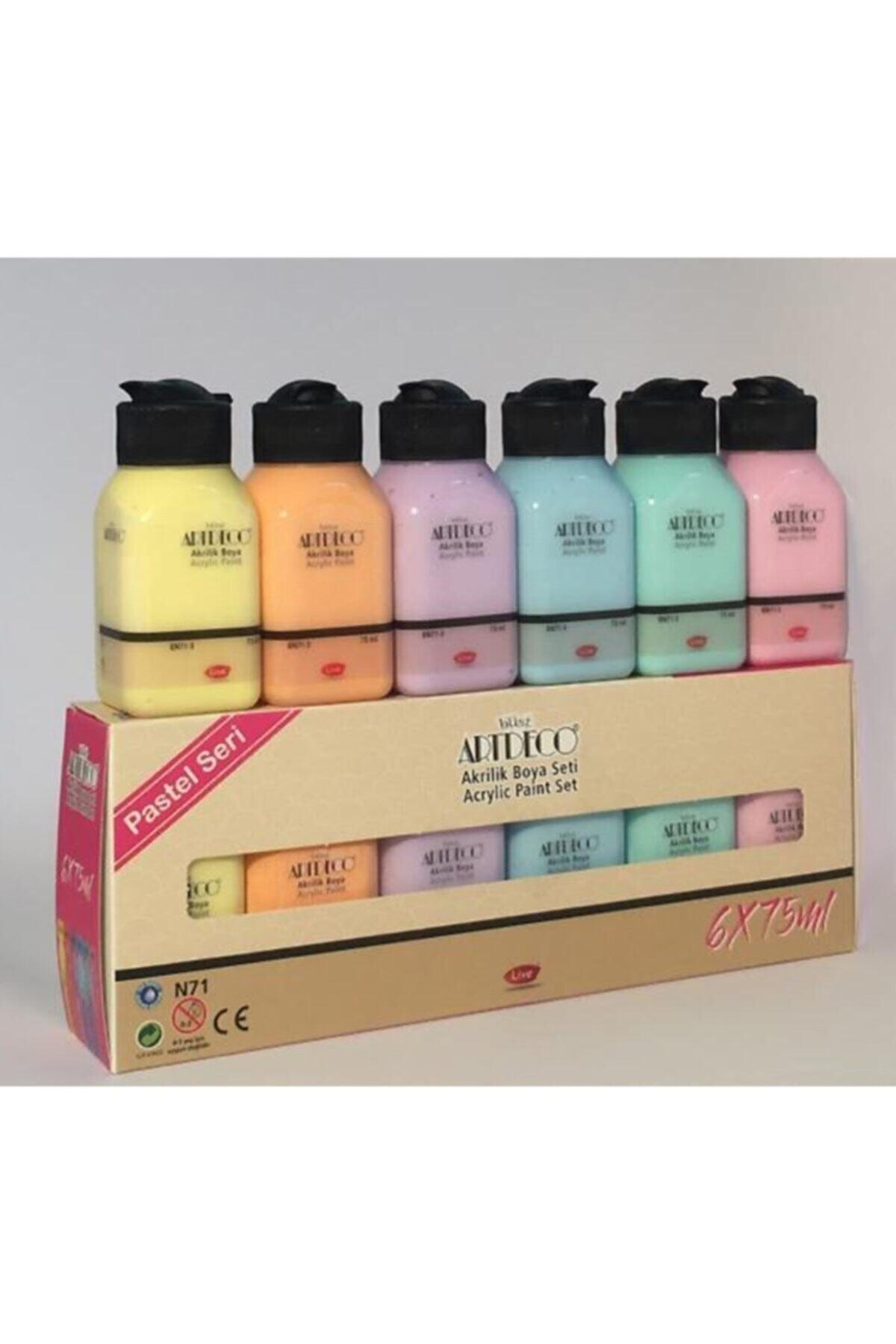 Acrylic Paint Set of 6 Pastels