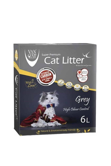 Activated Carbon Standard Grained Cat Litter 6 Lt