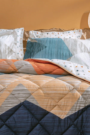 Aden Double Sleeping Set - Navy Blue