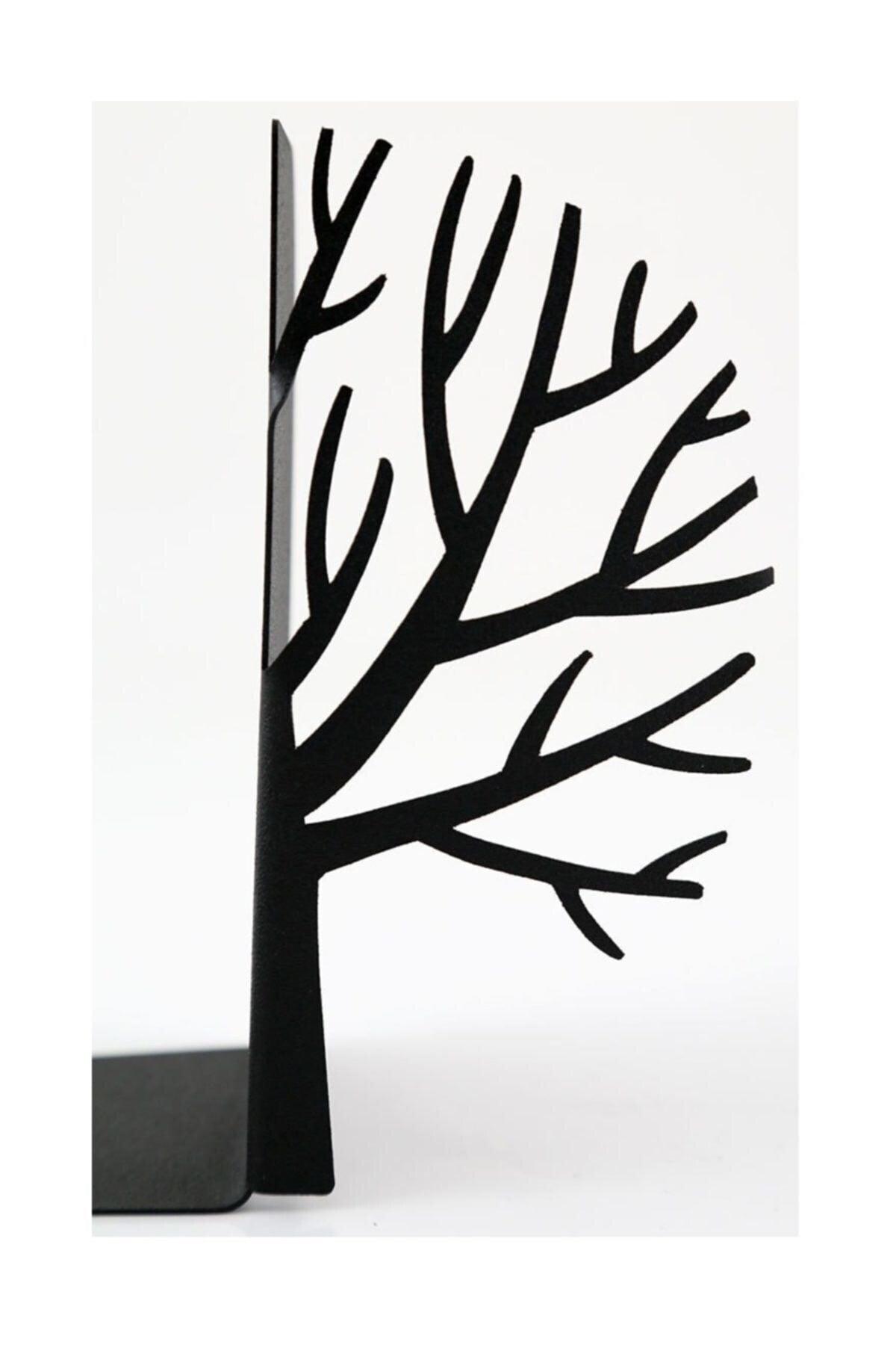 Decorative Metal Book Holder With Tree Figure , Book Support Decorative Metal Bookshelf - Swordslife