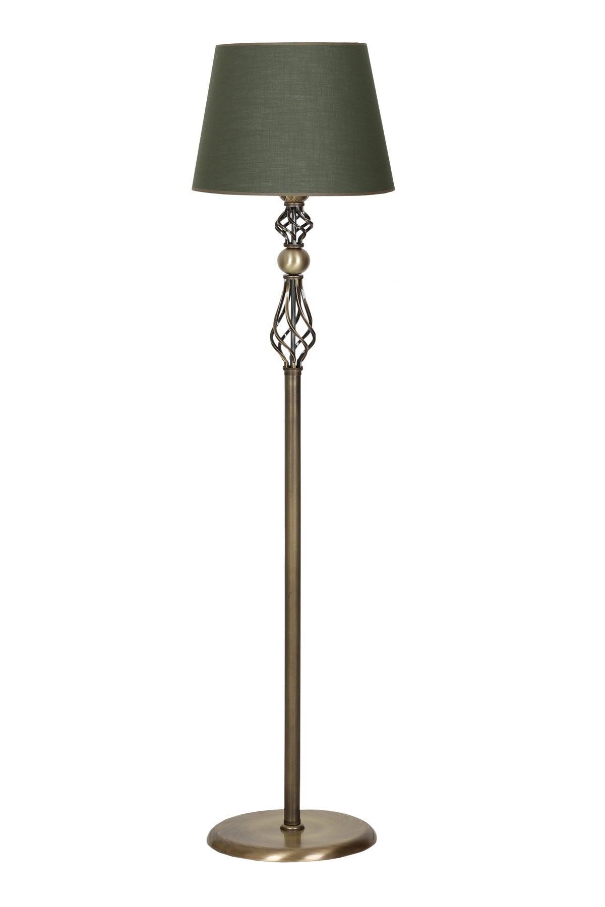 Tumbled Plated Waterfall Flat Metal Single Leg Floor Lamp - Swordslife