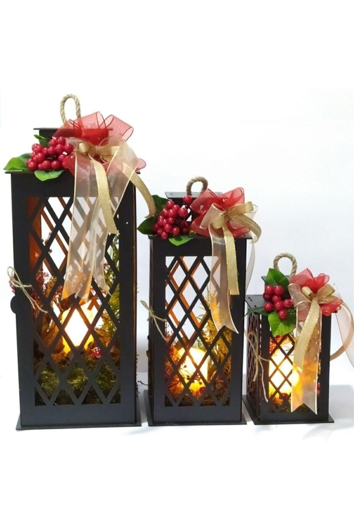 Wooden Lantern Candle Holder - Swordslife