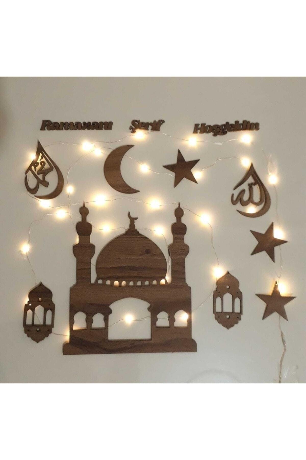 Wooden Lighted Ramadan Ornament - Swordslife