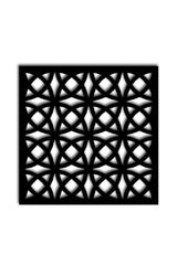 Wooden Room Divider/Separator/ Wall Panels Black Pattern - Swordslife