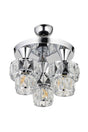 Ahu 3-Piece Chrome Miraç Cased Chandelier - Swordslife