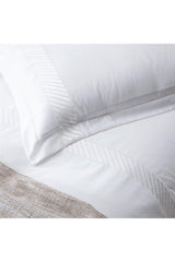 Aino Double Duvet Cover Set 200x220 Cm Ecru - Swordslife