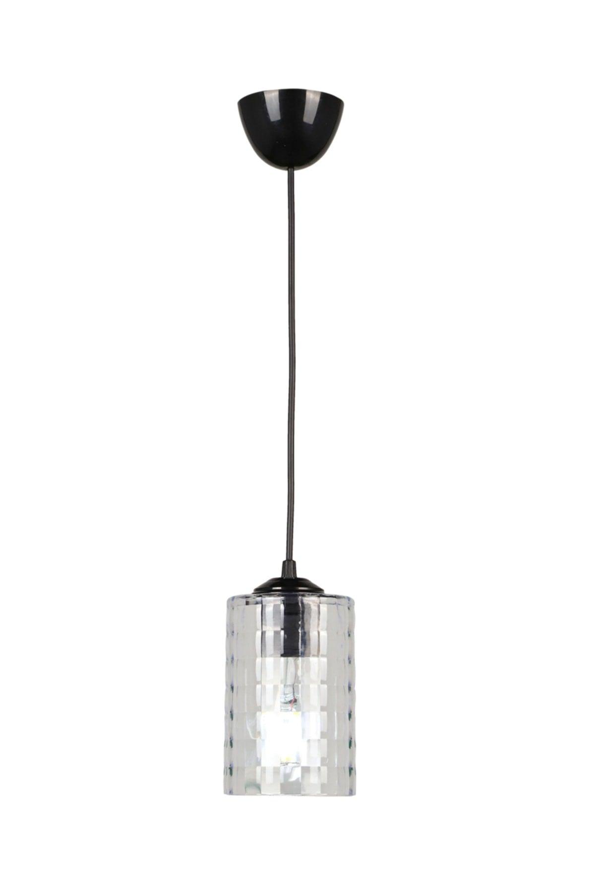 Akgun Single Chandelier Black Clear Acrylic - Swordslife