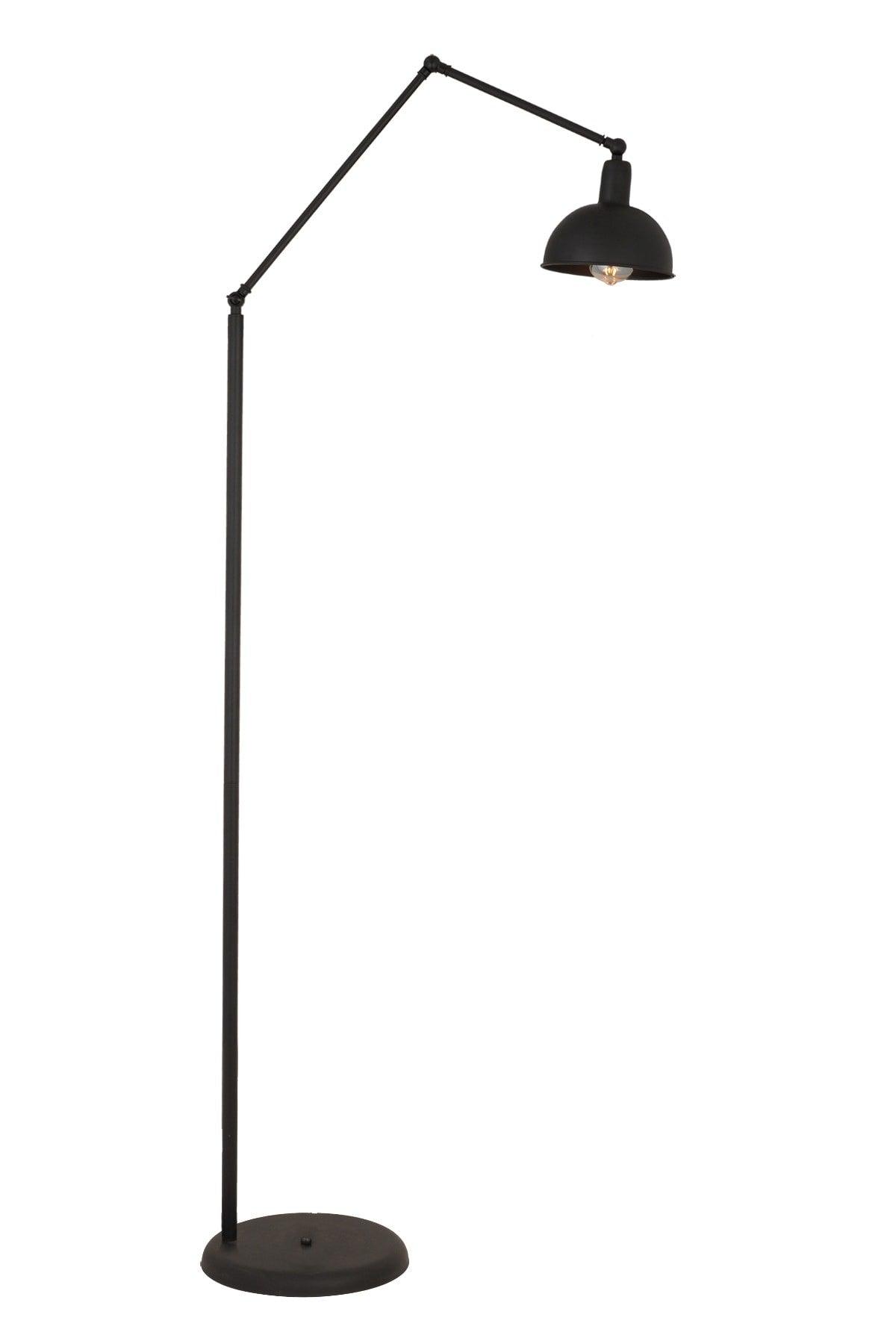 Aksu Black Decorative Design Modern Retro Metal Floor Lamp - Swordslife