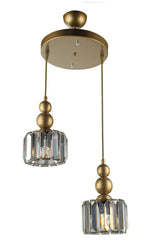 Alaba 2nd Chandelier Tumbled Transparent Stone - Swordslife