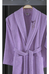 Alya Bathrobe Set Lilac - Swordslife