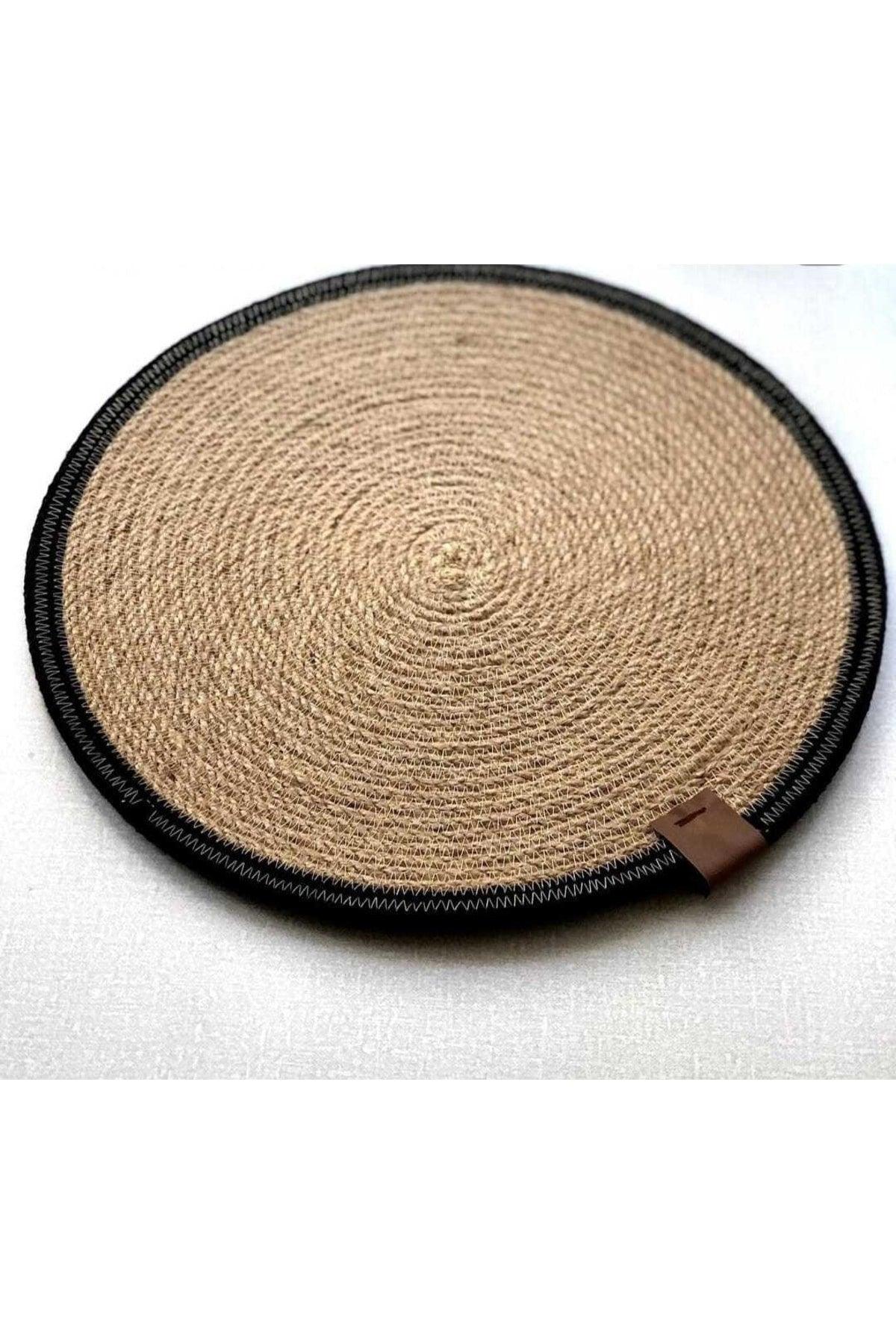 Placemat, Wicker Cover Set, 6 Pieces of Plate Mats Machine Stitched Jute 1st Quality - Swordslife