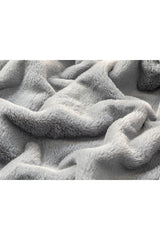 Amor Plush Throw 140x170 Cm Gray - Swordslife