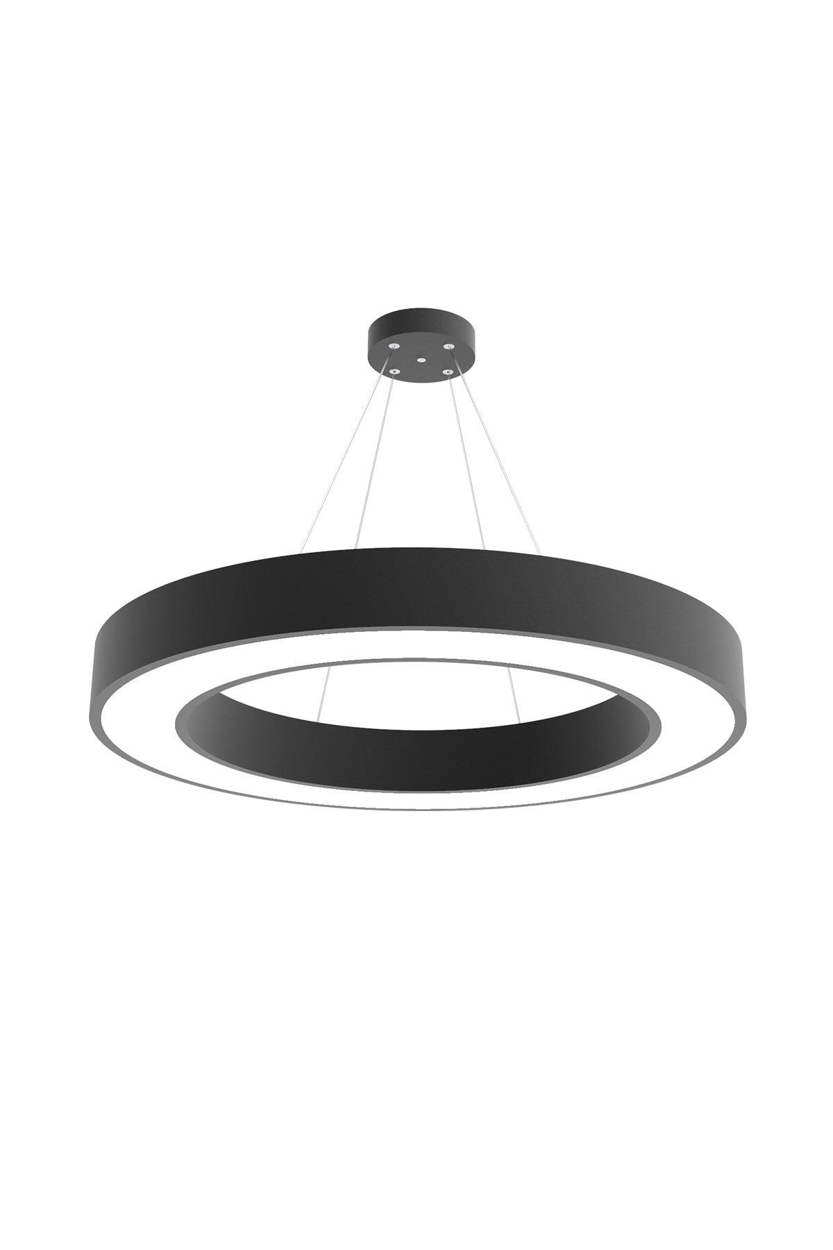 Anello (Black Case, White Light) Led Modern Led Chandelier - Swordslife