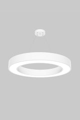 Anello (White Case, White Light) Led Modern Led Chandelier - Swordslife