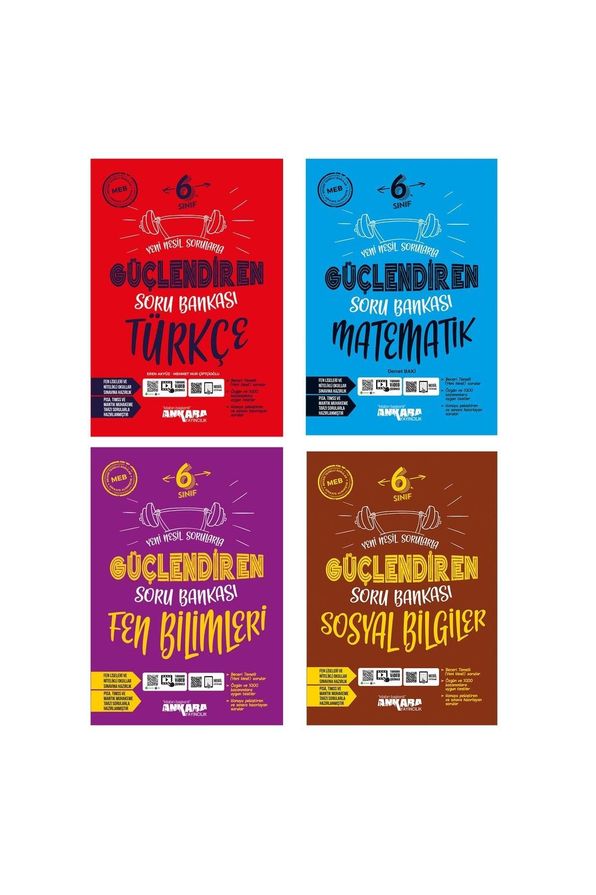 Ankara Publishing 6th Grade Turkish Mathematics Science Social Empowering Question Bank Set 2022 - Swordslife