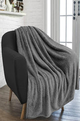 Anthracite Wellsoft Tv Blanket 100x170 cm Smoked - Swordslife