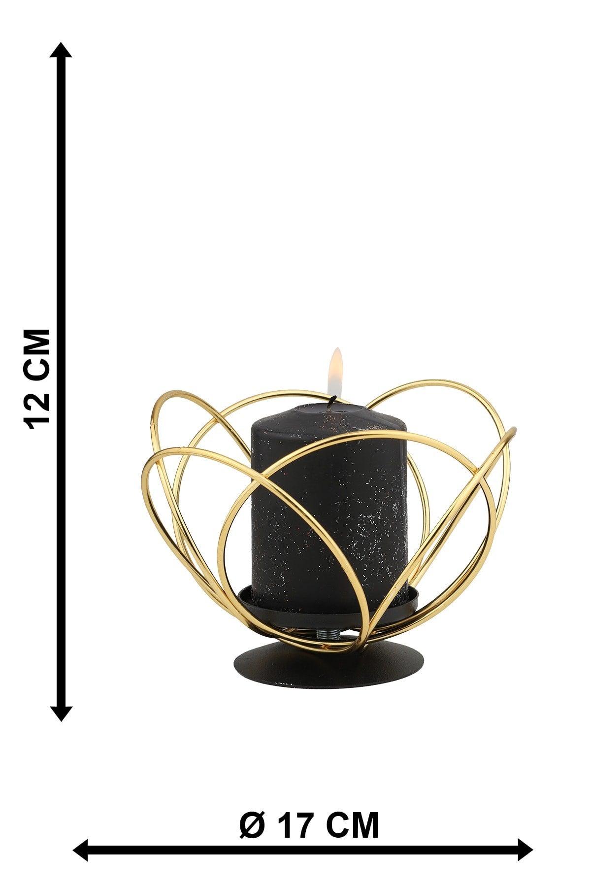 Aqua Candle Holder Model No:01 Gold - Swordslife