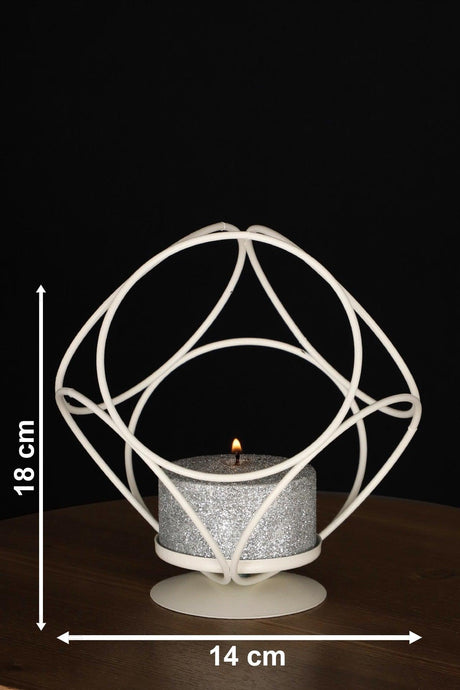 Aqua Candle Holder Model No:02 White - Swordslife