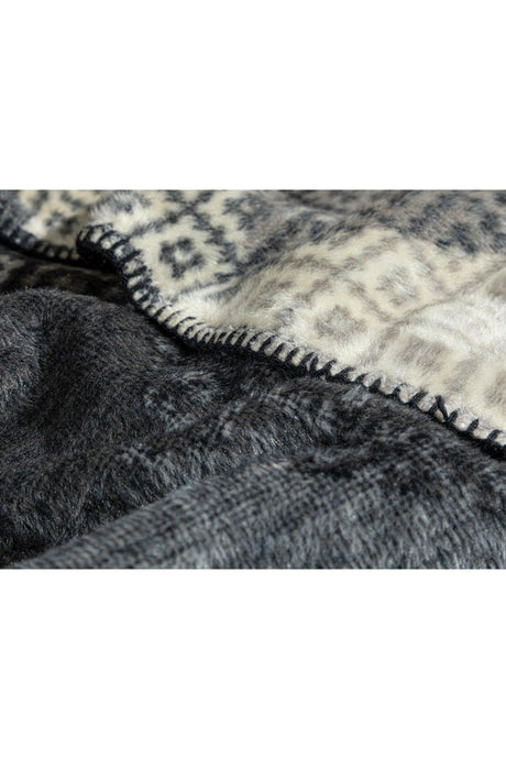 Argyle Acrylic Tv Blanket 130x170 cm Gray - Swordslife