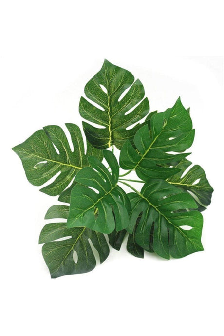 Artificial Flower Bunch Monstera 35cm 9 Branch Artificial Plant - Swordslife