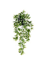 Artificial Flower Pot Hanging Fejka Green White Lemon Leaf Artificial Ivy 60cm - Swordslife