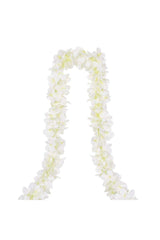 Artificial Flower Hanging Hanging Hydrangea Flower 100 Cm White - Swordslife