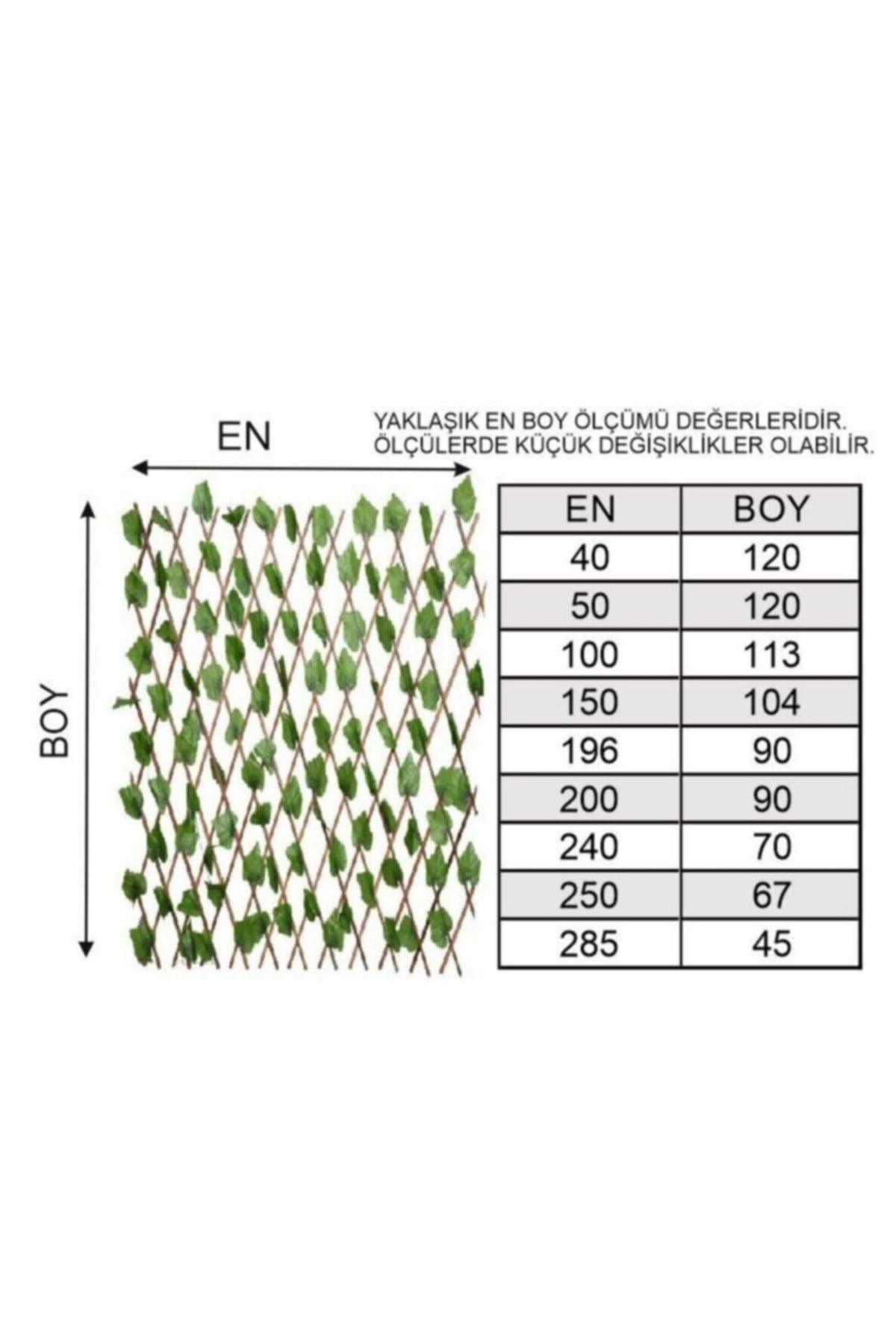 Artificial Ivy Retractable Accordion Fence 3M Fairy Led Lighted Fence Garden Balcony Fence 3m120cm - Swordslife