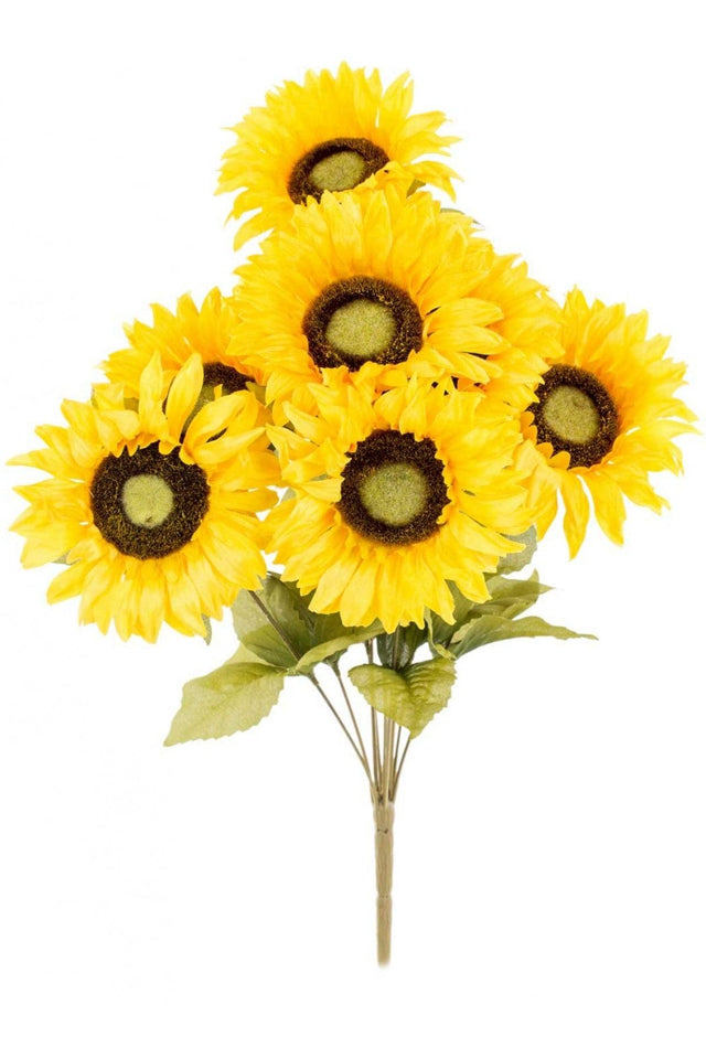 Artificial Sunflower Bunch 50 Cm - Swordslife