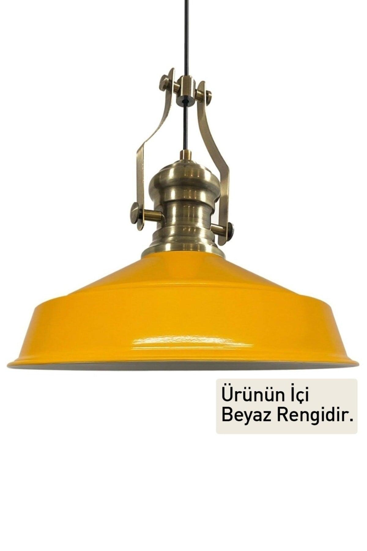 Asaletli Single Yellow Chandelier New Oldening Title Retro Sarkıt Lamp Cafe Salon Store Kronleuchter - Swordslife