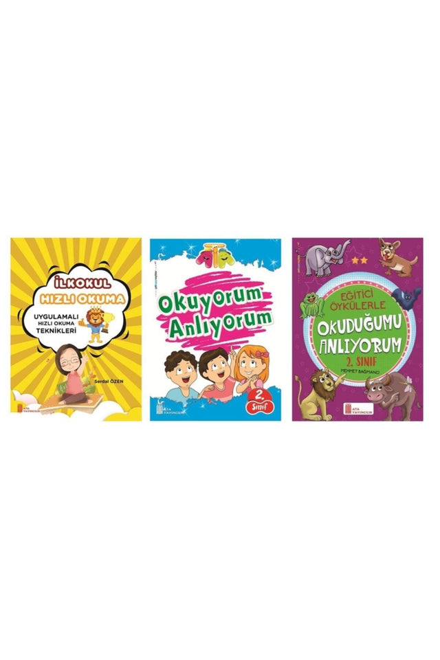 Ata 2nd Grade Speed Reading Set (3 Books) - Swordslife