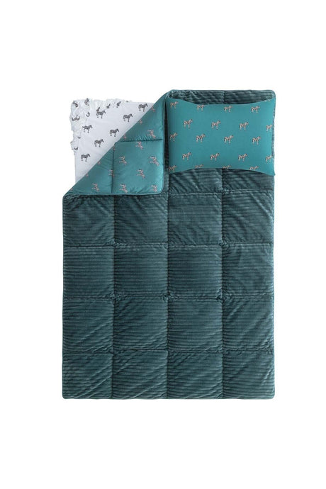 Atlanta Triola Kids Bedding Set - Green - Swordslife