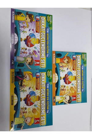 Attention Strengthening Set - Kindergarten - Age 4 Prepared with Neuro Vi System Adeda - Swordslife