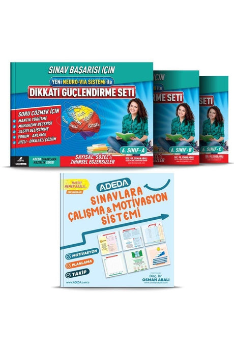 Attention Strengthening Set Age 12 and Motivation Notebook - Swordslife