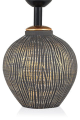 Attra Ceramic Lampshade Gray Gold Srmk-53 - Swordslife