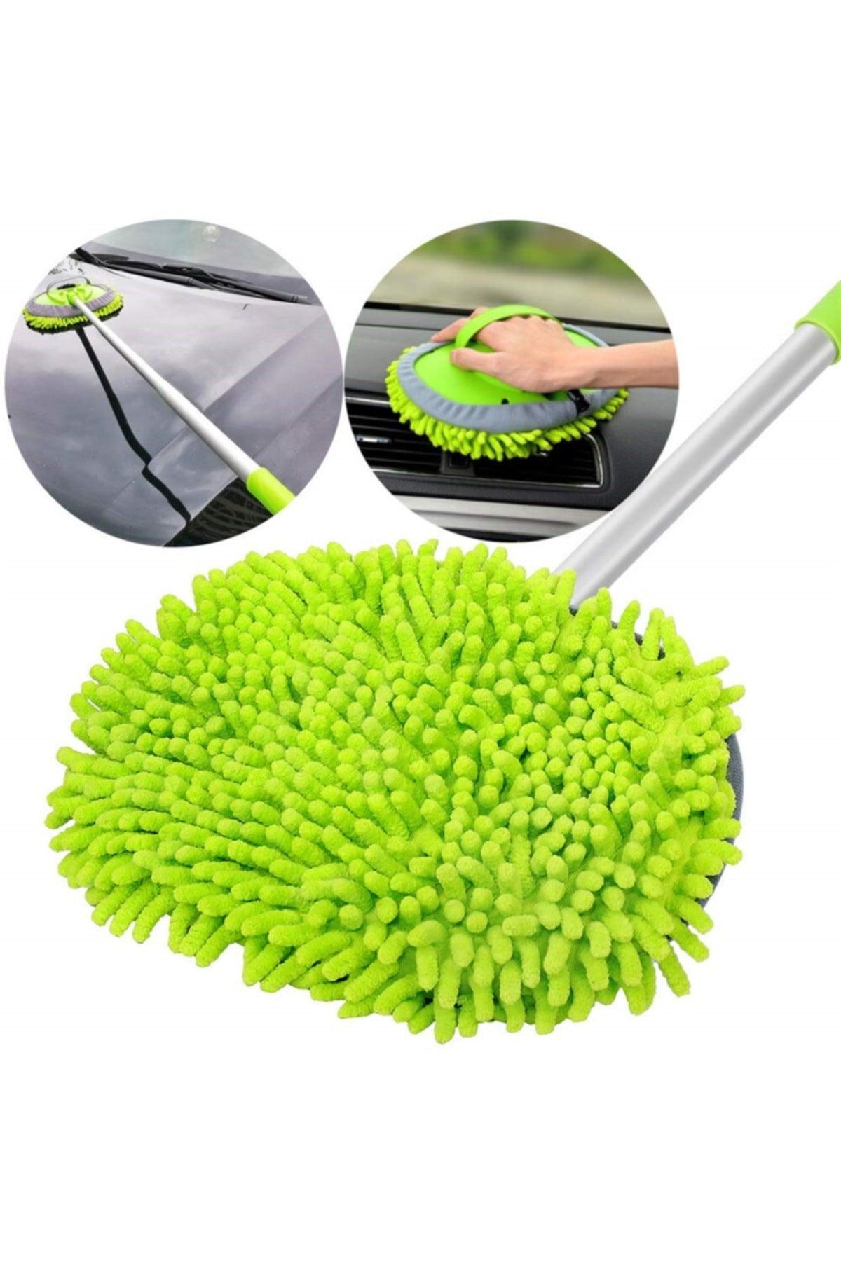 Auto Detailing Brush Car Wash Mop Auto Window Tire Cleaning Chenille Dust Remover - Swordslife