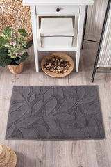 Avangarde Pattern Anthracite Color Foot Towel 50x70 cm - Swordslife