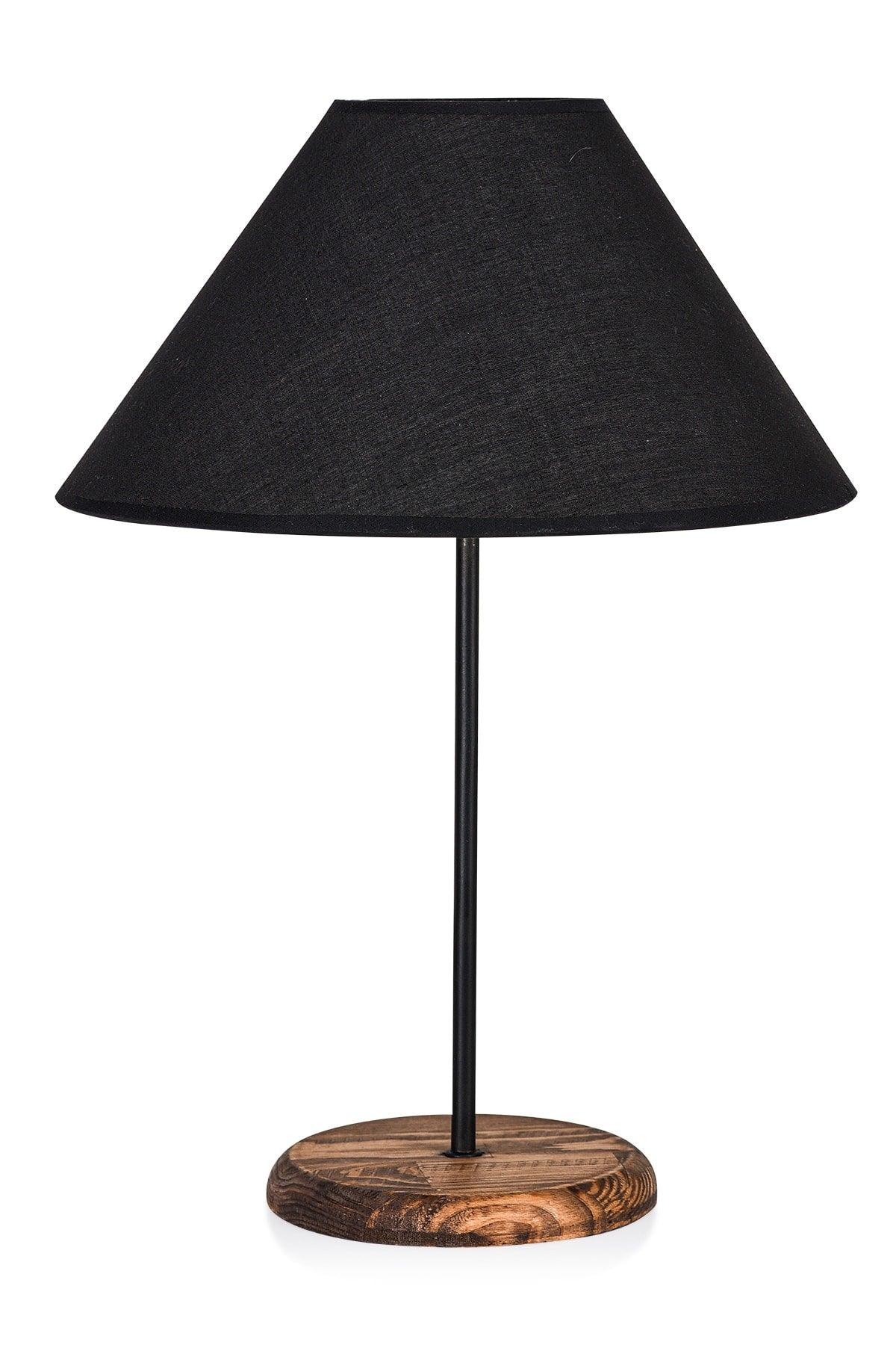 Avril Lampshade Wood Black Ahsp-57 - Swordslife