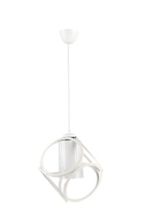 Aydın Single Chandelier White White Acrylic - Swordslife