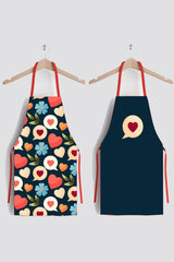 Ays Home Heart Flower 2-Pack Kitchen Apron - Swordslife