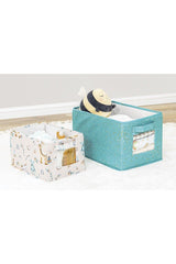 Baby Organizer Box with 2 Window Organizer Toy Box Blue 104515 - Swordslife