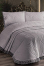 Bade Double Bedspread - Gray - Swordslife