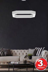 Bagel (White Case, Daylight) Led Modern Led Chandelier - Swordslife