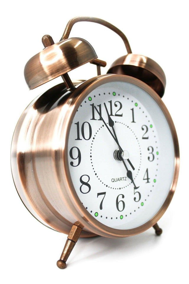 Copper Alarm Clock (Large Size With Light And Alarm) - Swordslife