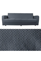 Honeycomb Fabric Lycra Flexible Washable Elastic 3-Seat Sofa Cover - Swordslife